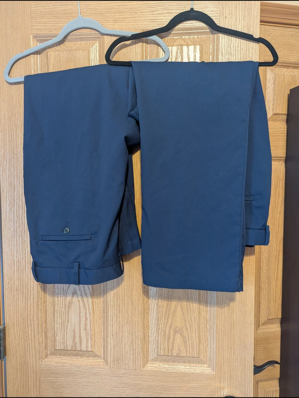 Men's Haggar Navy Dress Pants - Classic Fit 40 X 30